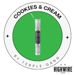 Terple Gang Cookies & Cream Preroll 1g