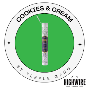 TERPLE GANG - Terple Gang Cookies & Cream Preroll 1g