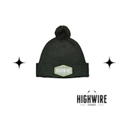 Highwire Farms Embroidered Pom Beanie