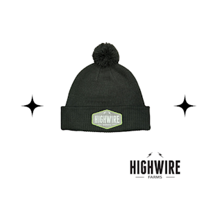 Highwire Farms, LLC. - Highwire Farms Embroidered Pom Beanie