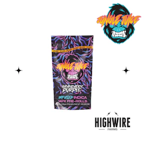 Jungle Juice Infused Preroll 14pk Granddaddy Purple 14g