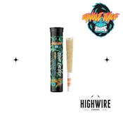 Jungle Juice Infused Tarantula Preroll Sour Diesel 1g