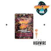 Jungle Juice Sugar Cone Strawberry Cheesecake 200mg