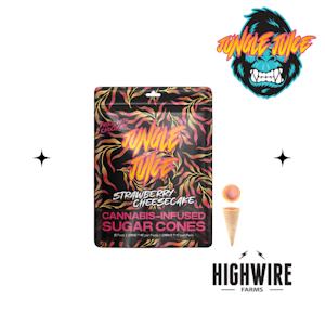 Jungle Juice - Jungle Juice Sugar Cone Strawberry Cheesecake 200mg