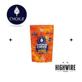  Choice Gummies Sunset Orange 100mg