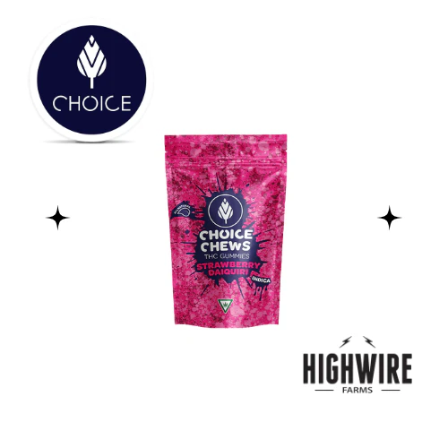 CHOICE - Choice Gummies Strawberry Daiquiri 200mg Main Image