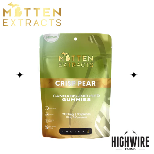 Mitten Extracts - Mitten Extracts Gummies Crisp Pear 200mg Main Image