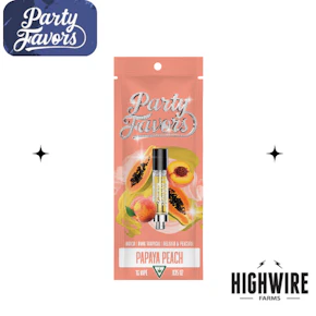 Party Favors Cart Papaya Peach 1g
