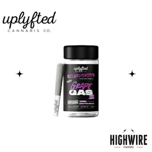 UPLYFTED CANNABIS - Uplyfted Grape Gas Bubble Hash Infused 5pk (.5gx5)