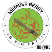 Member Berry Big Fattie 2g