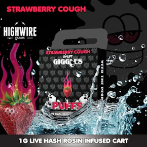 Giggles Puffs Live Hash Rosin Cart Gelonade 1g