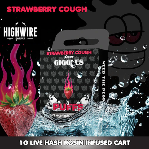 Giggles Puffs - Giggles Puffs Live Hash Rosin Cart Gelonade 1g Main Image