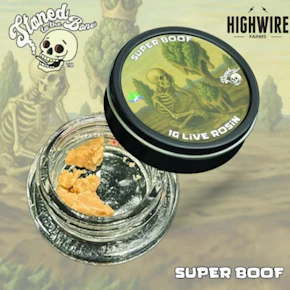 Stoned To The Bone Live Hash Rosin Super Boof 1g