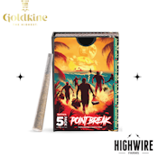Goldkine Point Break - 5 Pack Preroll Case 2.5g