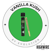 Evolution Grow Vanilla Kush  Preroll 1g