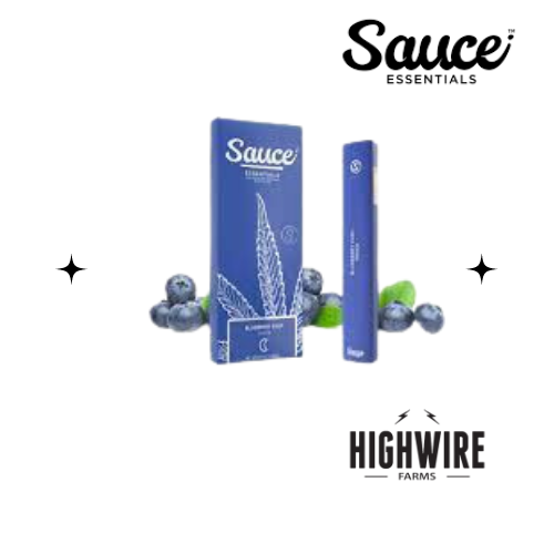 Sauce Disposable Cart Blueberry Kush 1g