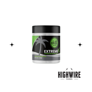 CHILL MEDICATED - Chill Medicated Extreme X Body Rub 1:1 2000 mg THC CBD