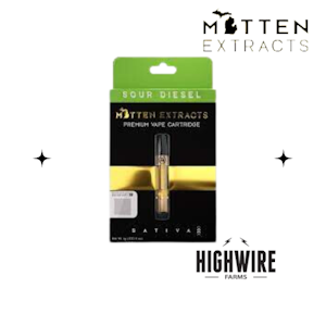 MITTEN EXTRACTS - Mitten Extracts Cart Sour Diesel 1g