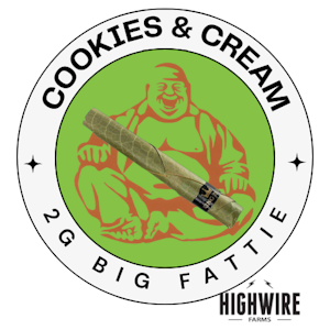 PINCANNA - Cookies N Cream Big Fattie 2g