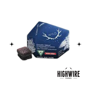 WYLD - WYLD Gummies Elderberry 200mg 4:1