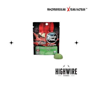 MONSTER XTRACTS - Monster Gummies Blaster Naut Sativa Amped Green Apple 200mg