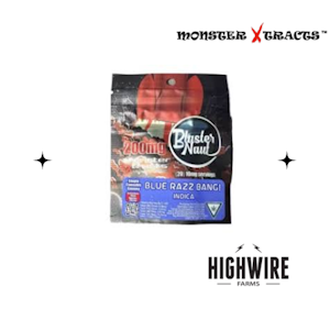 MONSTER XTRACTS - Monster Gummies Blaster Naut Indica Blue Razz Bang 200mg