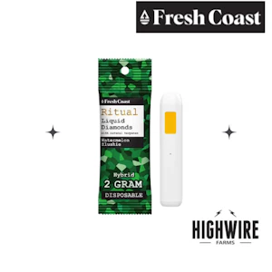 FRESH COAST - Fresh Coast Ritual Liquid Diamonds Disposable Watermelon Zlushie 2g