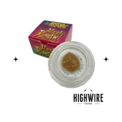 Rooted & Zooted Hash Rosin Block Berry 1g