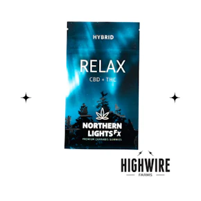 Northern Lights FX Gummies Relax Blue Raspberry 2:1 200mg