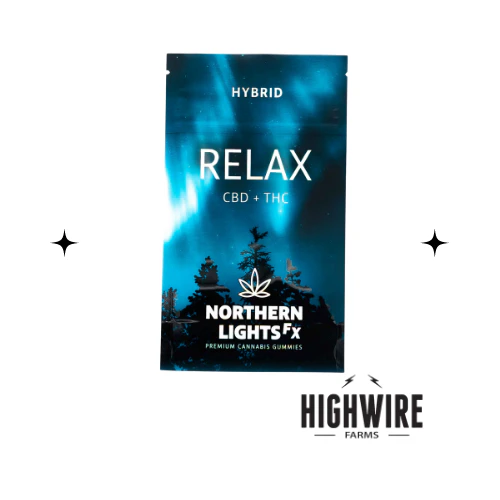 Northern Lights FX - Northern Lights FX Gummies Relax Blue Raspberry 2:1 200mg Main Image
