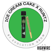 Evolution Grow Ice Cream Cake X Runtz Preroll 1g