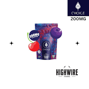 CHOICE - Choice Gummies Cherry Berry 200mg 