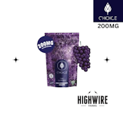 Choice Gummies Granddaddy Grape 200mg 