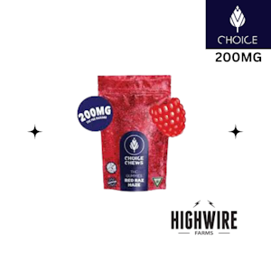 CHOICE - Choice Gummies Red Raz Haze 200mg