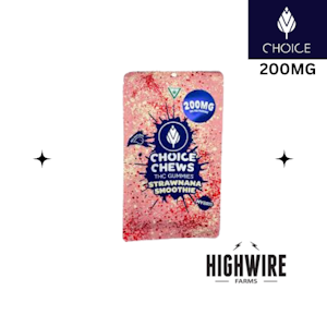 CHOICE - Choice Gummies Strawnana Smoothie 200mg (Hybrid)