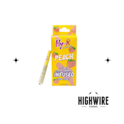 Hy-R Infused Pack Peach Preroll 5pk 3g