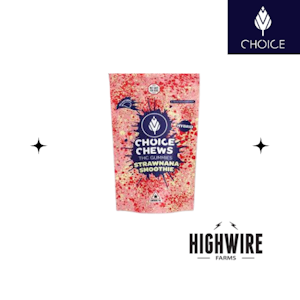 CHOICE - Choice Gummies Strawnana Smoothie 100mg