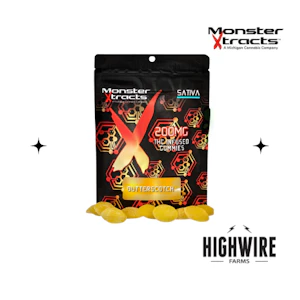 Monster Xtracts - Monster Gummies Butterscotch 200mg