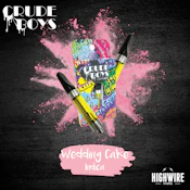 Crude Boys Cart Wedding Cake 1g