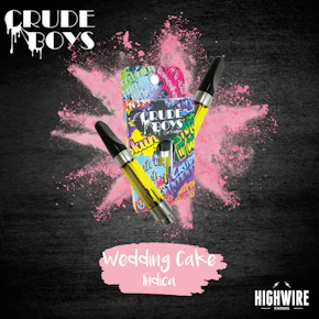 Crude Boys Cart Wedding Cake 1g