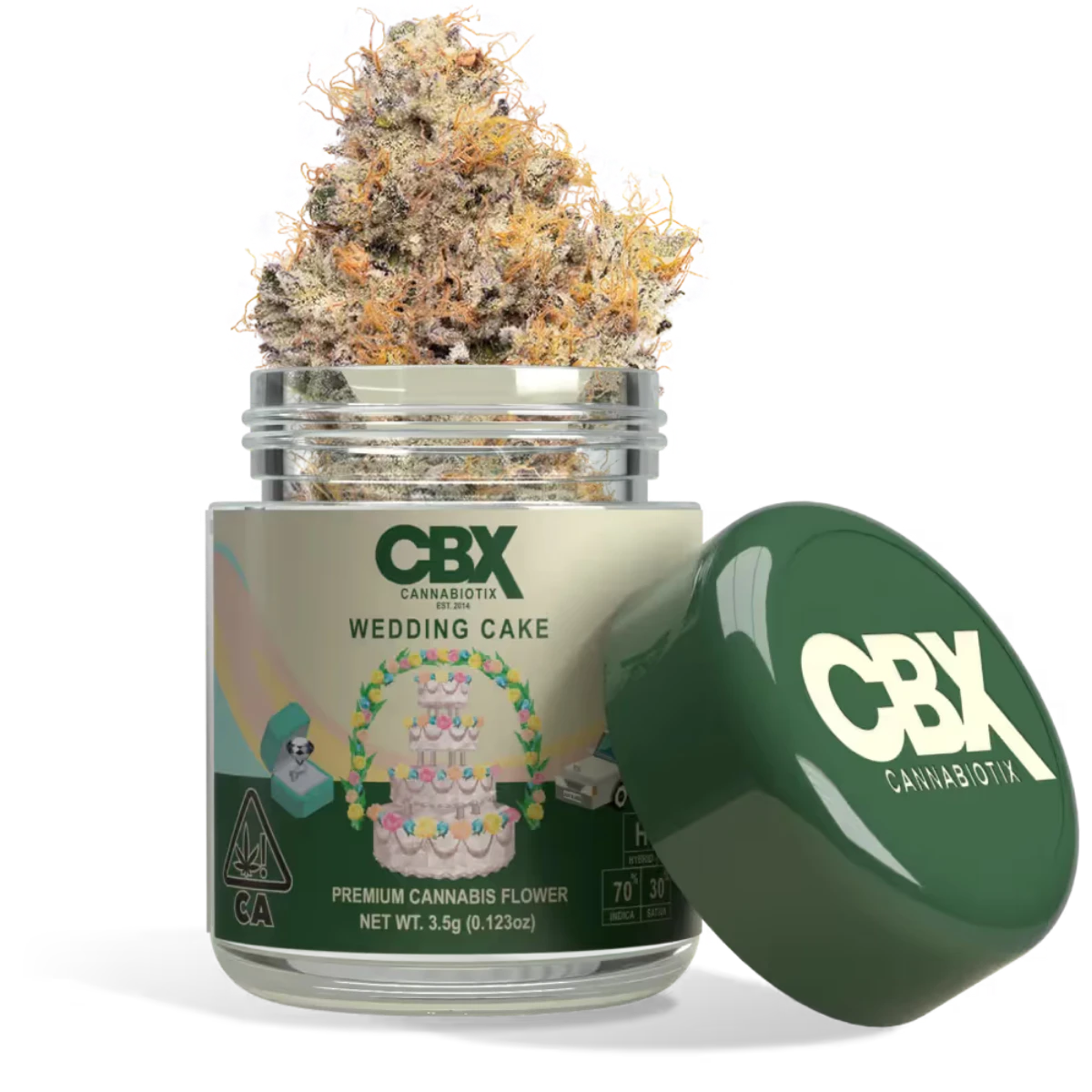 CBX: Cannabiotix - Wedding Cake (H) | 3.5g Premium Indoor Flower | CBX Main Image