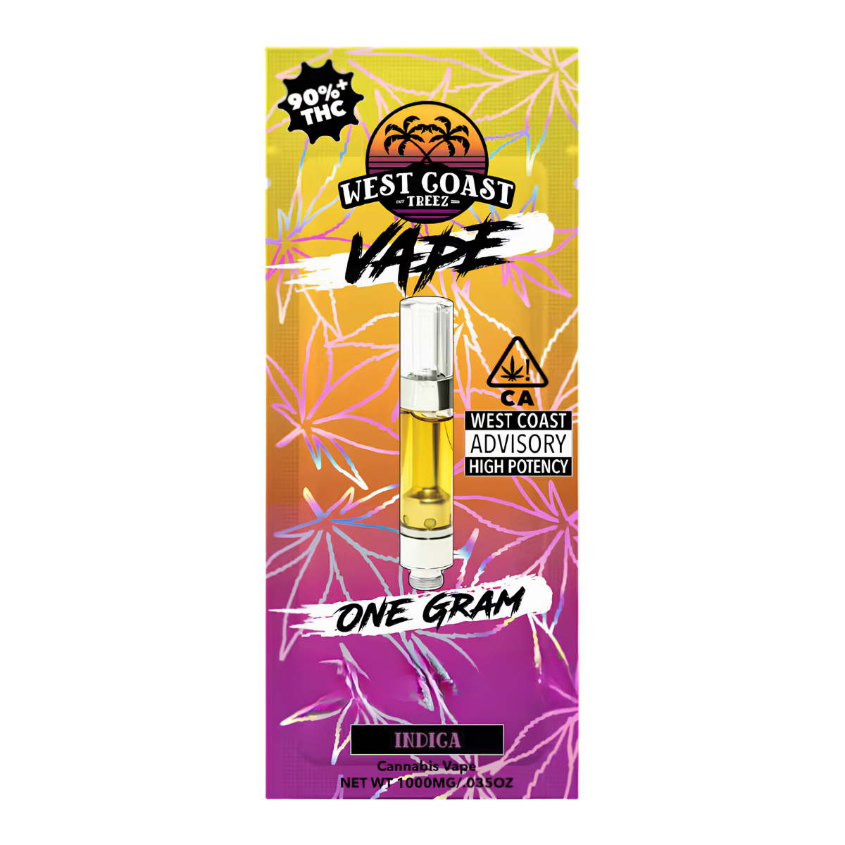 Wedding Cake (I) | 1g Cart Vape | West Coast Treez