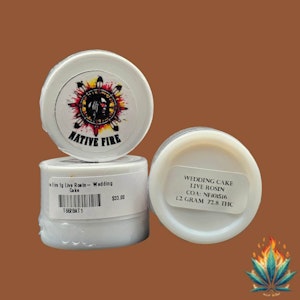 Native Fire - Native Fire 1g Live Rosin- Wedding Cake