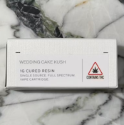 Vape Cartridge | Wedding Cake Kush | Cured Resin | 1g