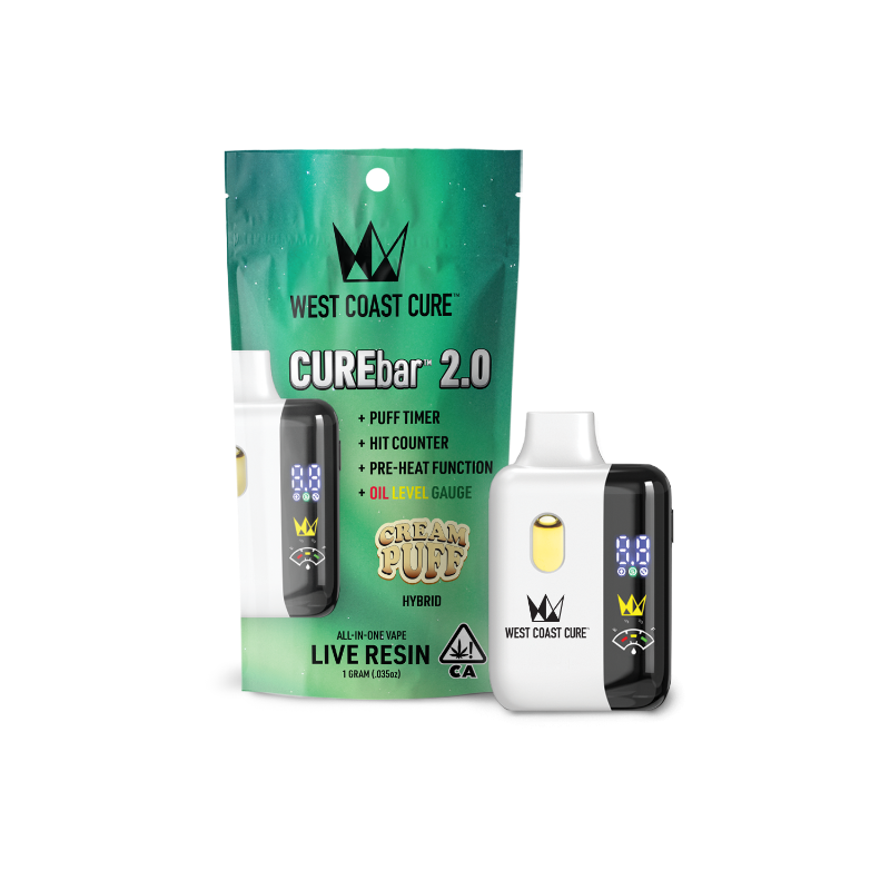 West Coast Cure - Cream Puff Live Resin CUREbar 1g