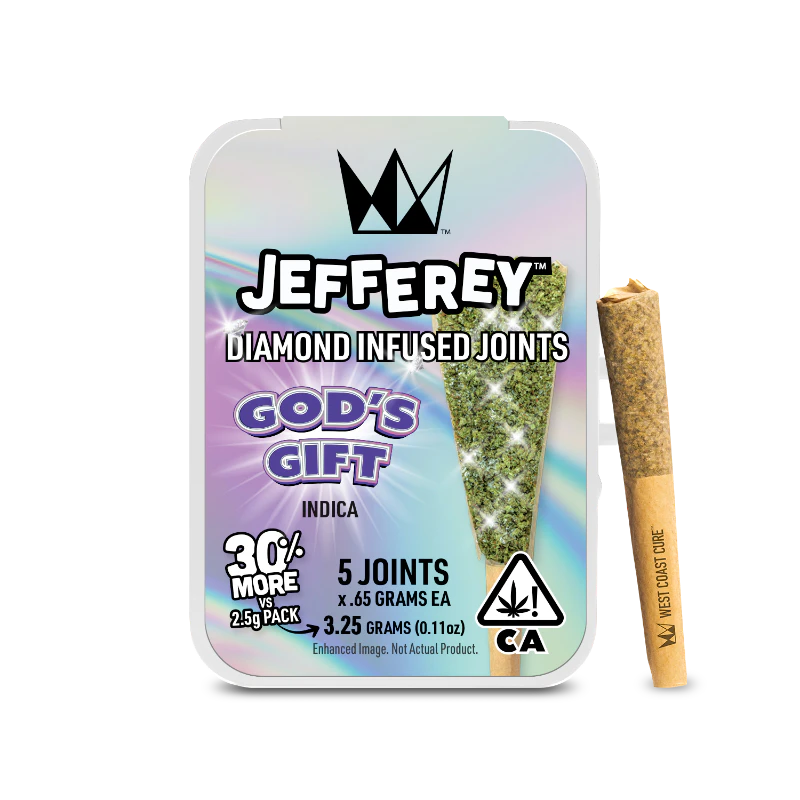 West Coast Cure - West Coast Cure - Gods Gift Jefferey Infused Preroll 5pk 3.25g Main Image