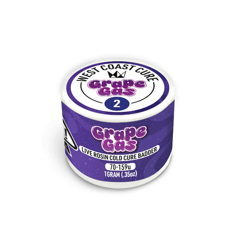 West Coast Cure - West Coast Cure - Grape Gas Tier 2 Rosin Cold Cure Badder 1g Main Image