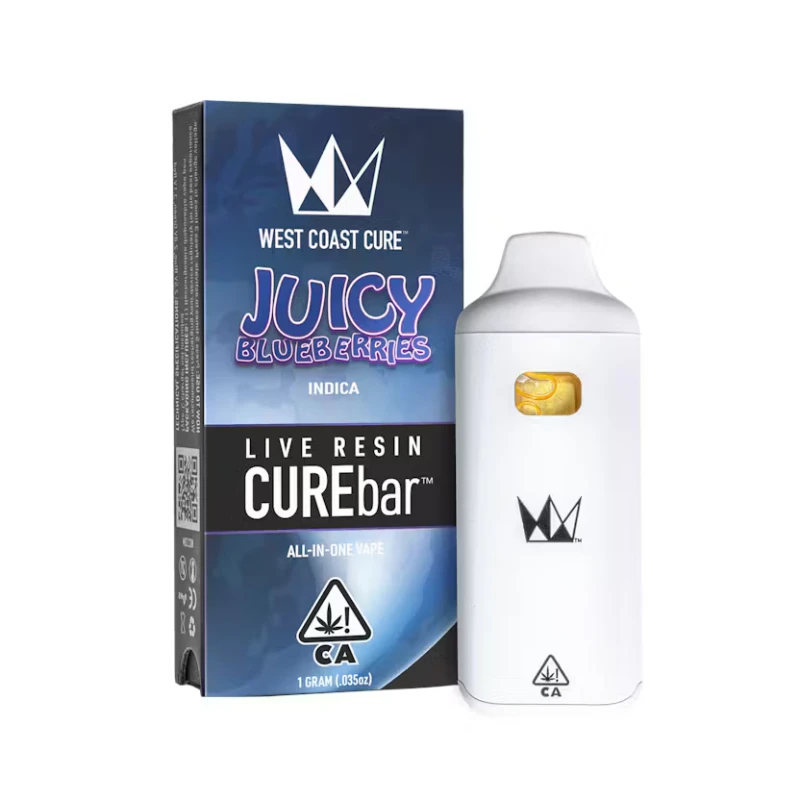 West Coast Cure - West Coast Cure - Juicy Blueberries Live Resin CUREbar 1g Main Image