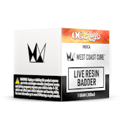 West Coast Cure - OG Kush Live Resin Badder 1g