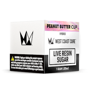 West Coast Cure - West Coast Cure - Peanut Butter Cup Live Resin Sugar 1g